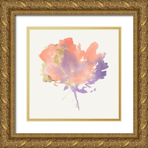 Silent Flower Gold Ornate Wood Framed Art Print with Double Matting by PI Studio