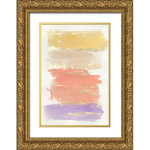 Colors of the Dusk Gold Ornate Wood Framed Art Print with Double Matting by PI Studio