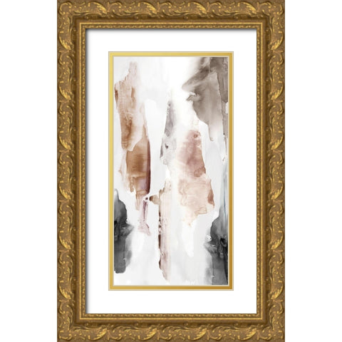 Release Moment Neutral Version Gold Ornate Wood Framed Art Print with Double Matting by PI Studio