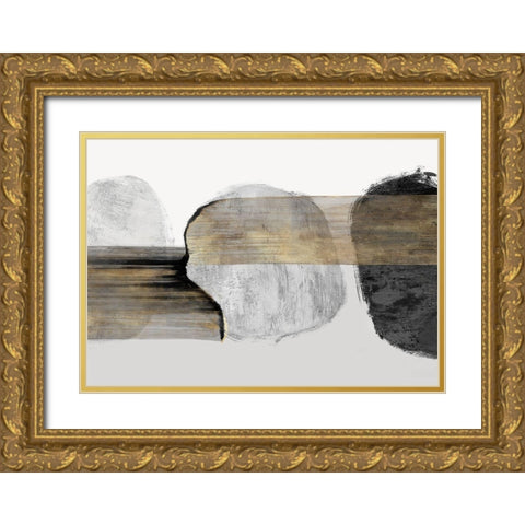 Anchored Motion I Gold Ornate Wood Framed Art Print with Double Matting by PI Studio