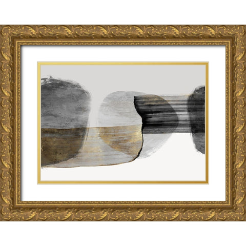 Anchored Motion II Gold Ornate Wood Framed Art Print with Double Matting by PI Studio