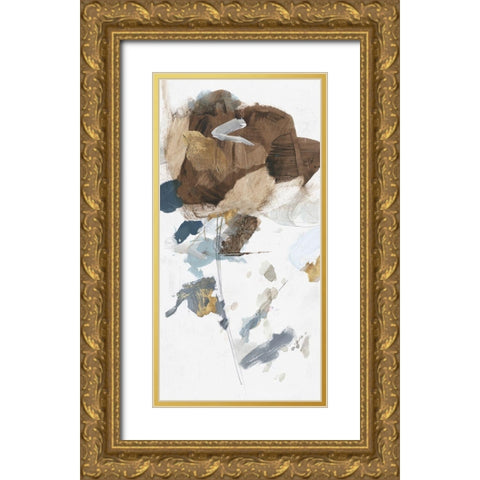 Autumn Shadow I Gold Ornate Wood Framed Art Print with Double Matting by PI Studio