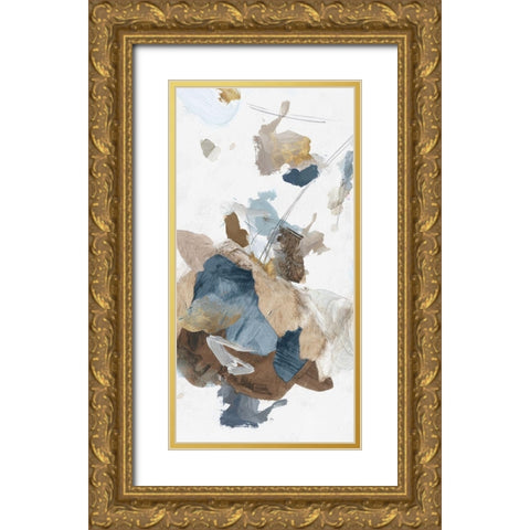 Autumn Shadow II Gold Ornate Wood Framed Art Print with Double Matting by PI Studio