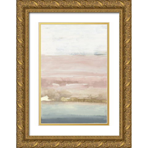 Cotton Candy Horizion Gold Ornate Wood Framed Art Print with Double Matting by PI Studio