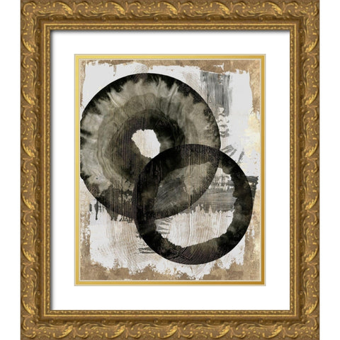 Motion Capture  Gold Ornate Wood Framed Art Print with Double Matting by PI Studio