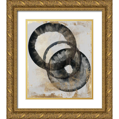 Peculiar  Gold Ornate Wood Framed Art Print with Double Matting by PI Studio