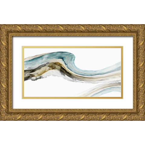 I Dream of the Sea Gold Ornate Wood Framed Art Print with Double Matting by PI Studio