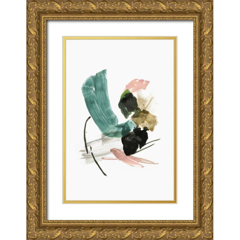 The Nymphs Reply I  Gold Ornate Wood Framed Art Print with Double Matting by PI Studio