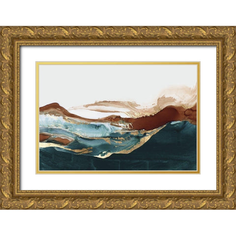 Narrow Escape I Gold Ornate Wood Framed Art Print with Double Matting by PI Studio