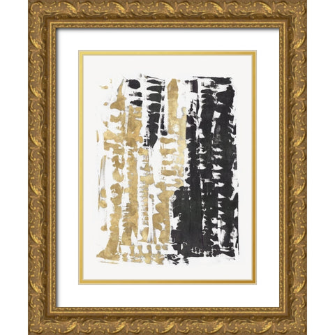 Aureate III Gold Ornate Wood Framed Art Print with Double Matting by PI Studio