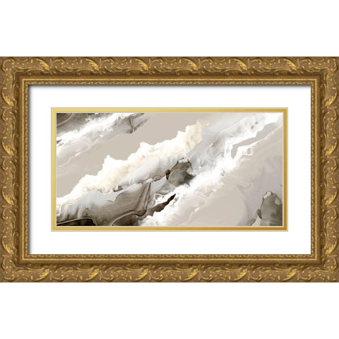 Coral Reef Dreams  Gold Ornate Wood Framed Art Print with Double Matting by PI Studio