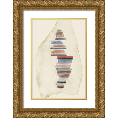 Jenga Fun II Gold Ornate Wood Framed Art Print with Double Matting by PI Studio