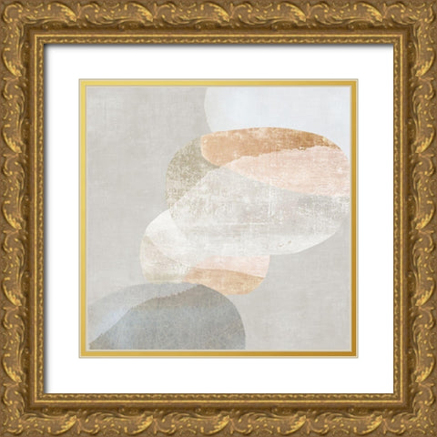Pile Up II Gold Ornate Wood Framed Art Print with Double Matting by PI Studio