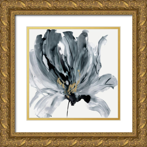 In Bloom Gold Ornate Wood Framed Art Print with Double Matting by PI Studio