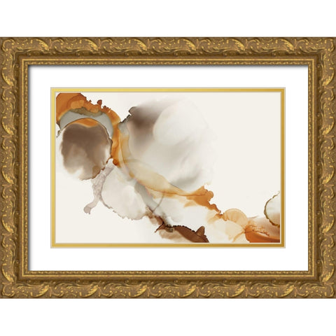 Undefined  Gold Ornate Wood Framed Art Print with Double Matting by PI Studio