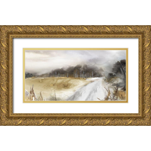 After the Storm II  Gold Ornate Wood Framed Art Print with Double Matting by PI Studio