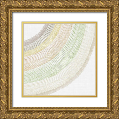 Little Rainbow II   Gold Ornate Wood Framed Art Print with Double Matting by PI Juvenile