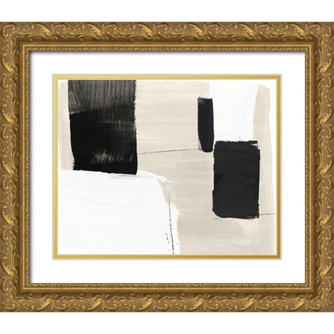 Checkmate I Gold Ornate Wood Framed Art Print with Double Matting by PI StudioÂ 