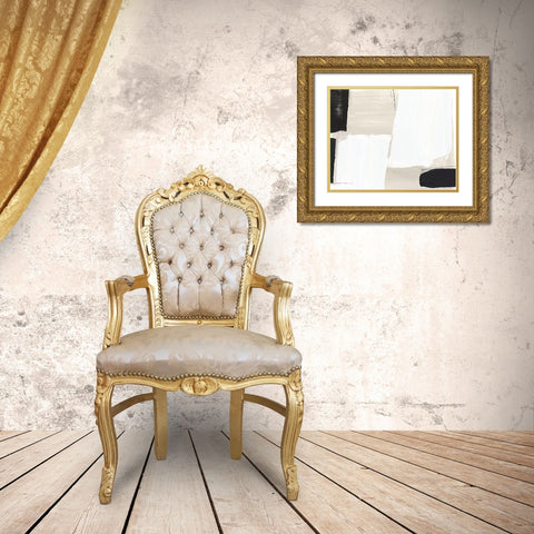 Checkmate II Gold Ornate Wood Framed Art Print with Double Matting by PI StudioÂ 