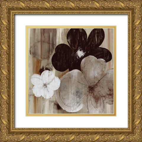 Carrara Gold Ornate Wood Framed Art Print with Double Matting by Pearce, Allison