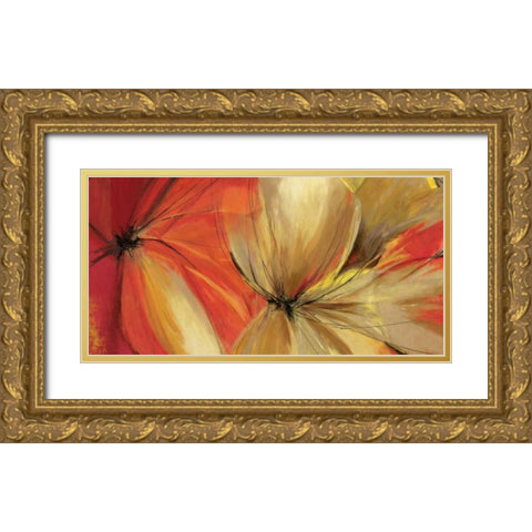 Sharing the Spotlight Gold Ornate Wood Framed Art Print with Double Matting by Pearce, Allison