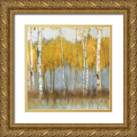 Golden Grove II Gold Ornate Wood Framed Art Print with Double Matting by Pearce, Allison