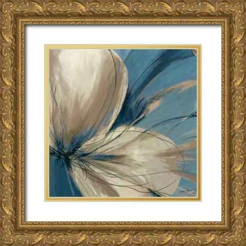 Katsura I Gold Ornate Wood Framed Art Print with Double Matting by Pearce, Allison