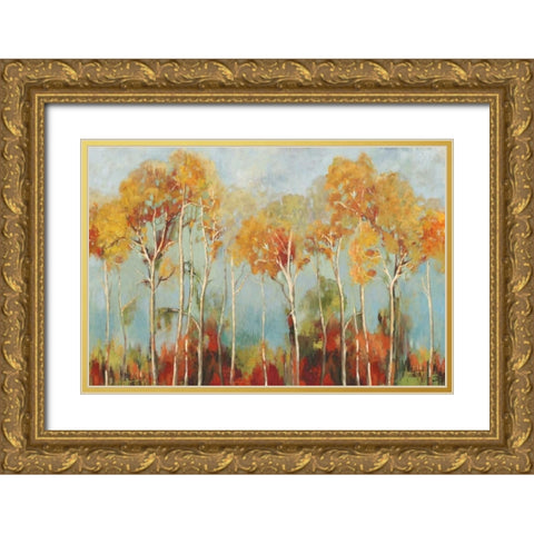 Up Front  Gold Ornate Wood Framed Art Print with Double Matting by Pearce, Allison