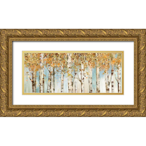 Birch Country Gold Ornate Wood Framed Art Print with Double Matting by Pearce, Allison