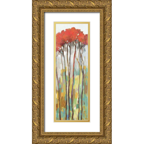 Standing tall I Gold Ornate Wood Framed Art Print with Double Matting by Pearce, Allison
