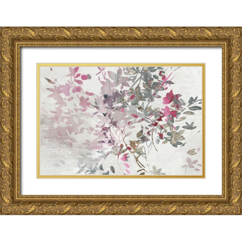 Hydrangea I Gold Ornate Wood Framed Art Print with Double Matting by Pearce, Allison