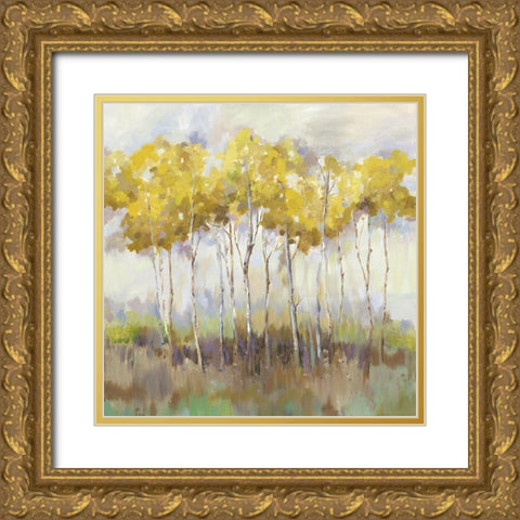 Stance II Gold Ornate Wood Framed Art Print with Double Matting by Pearce, Allison