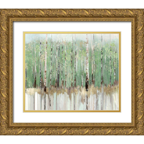Tree Essence I Gold Ornate Wood Framed Art Print with Double Matting by Pearce, Allison