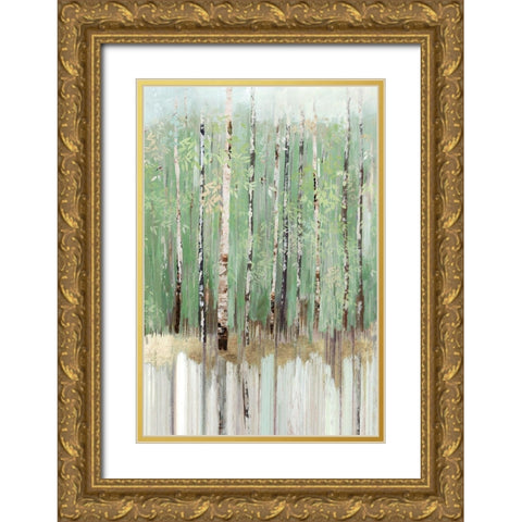 Tree Essence III Gold Ornate Wood Framed Art Print with Double Matting by Pearce, Allison