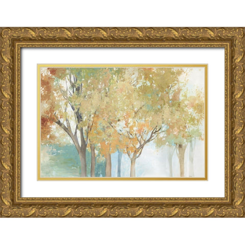 Yearning For I Gold Ornate Wood Framed Art Print with Double Matting by Pearce, Allison