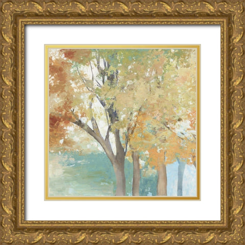 Yearning For III Gold Ornate Wood Framed Art Print with Double Matting by Pearce, Allison
