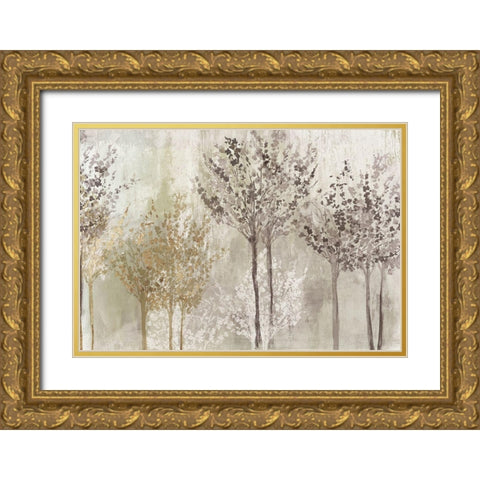 Each Morning I Gold Ornate Wood Framed Art Print with Double Matting by Pearce, Allison