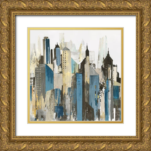 City of Wonder Gold Ornate Wood Framed Art Print with Double Matting by Pearce, Allison