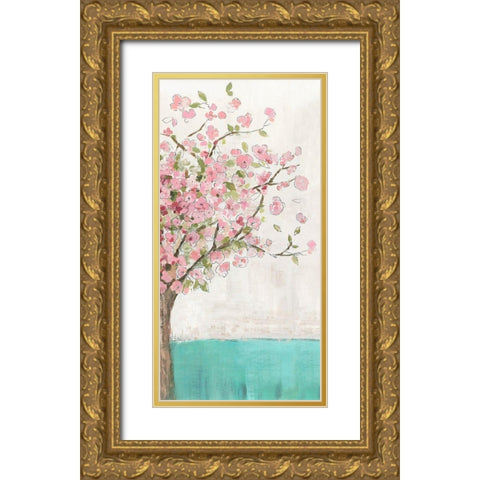 Spring Wakening Gold Ornate Wood Framed Art Print with Double Matting by Pearce, Allison