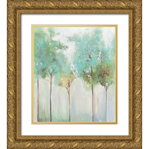 Enlightenment Forest I  Gold Ornate Wood Framed Art Print with Double Matting by Pearce, Allison