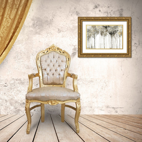 Golden Forest Lookout  Gold Ornate Wood Framed Art Print with Double Matting by Pearce, Allison