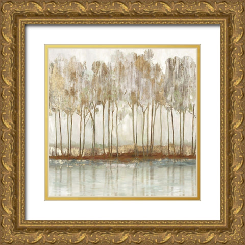 Lynn Peak I  Gold Ornate Wood Framed Art Print with Double Matting by Pearce, Allison