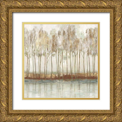 Lynn Peak II  Gold Ornate Wood Framed Art Print with Double Matting by Pearce, Allison