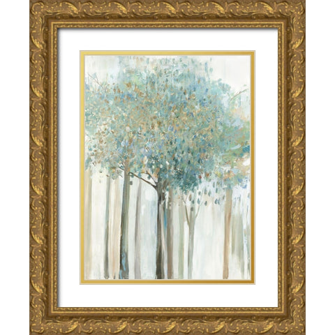September Charm I Gold Ornate Wood Framed Art Print with Double Matting by Pearce, Allison