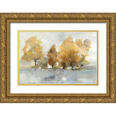 In The Sun Gold Ornate Wood Framed Art Print with Double Matting by Pearce, Allison