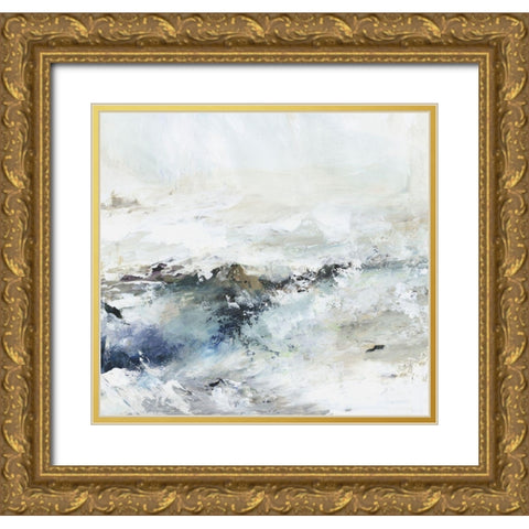 Rush of Nature II Gold Ornate Wood Framed Art Print with Double Matting by Pearce, Allison