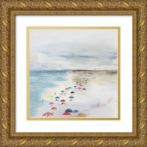 Summer Solitude I  Gold Ornate Wood Framed Art Print with Double Matting by Pearce, Allison
