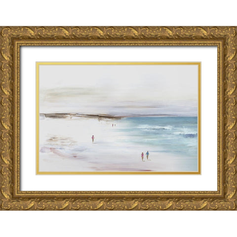 Summer Solitude III Gold Ornate Wood Framed Art Print with Double Matting by Pearce, Allison