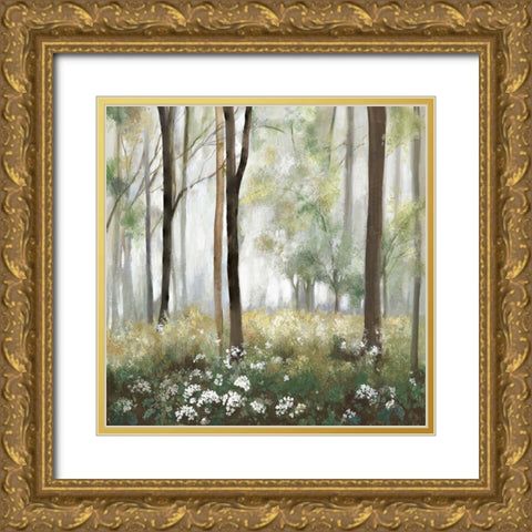 Calm Medaow  Gold Ornate Wood Framed Art Print with Double Matting by Pearce, Allison