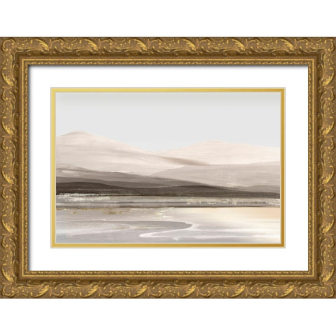 Mountain Peak  Gold Ornate Wood Framed Art Print with Double Matting by Pearce, Allison